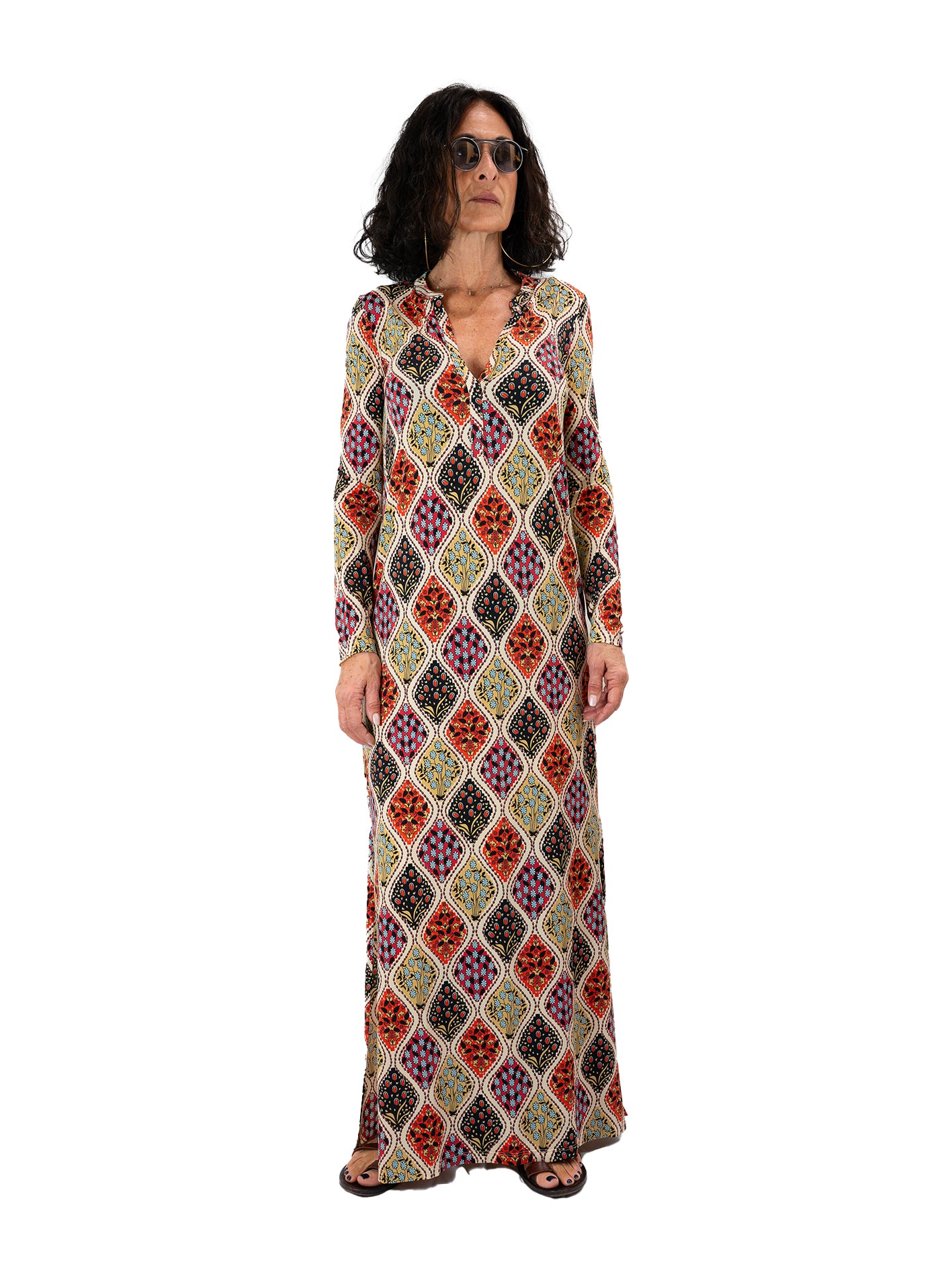 Siyu - Robe à effet carreaux