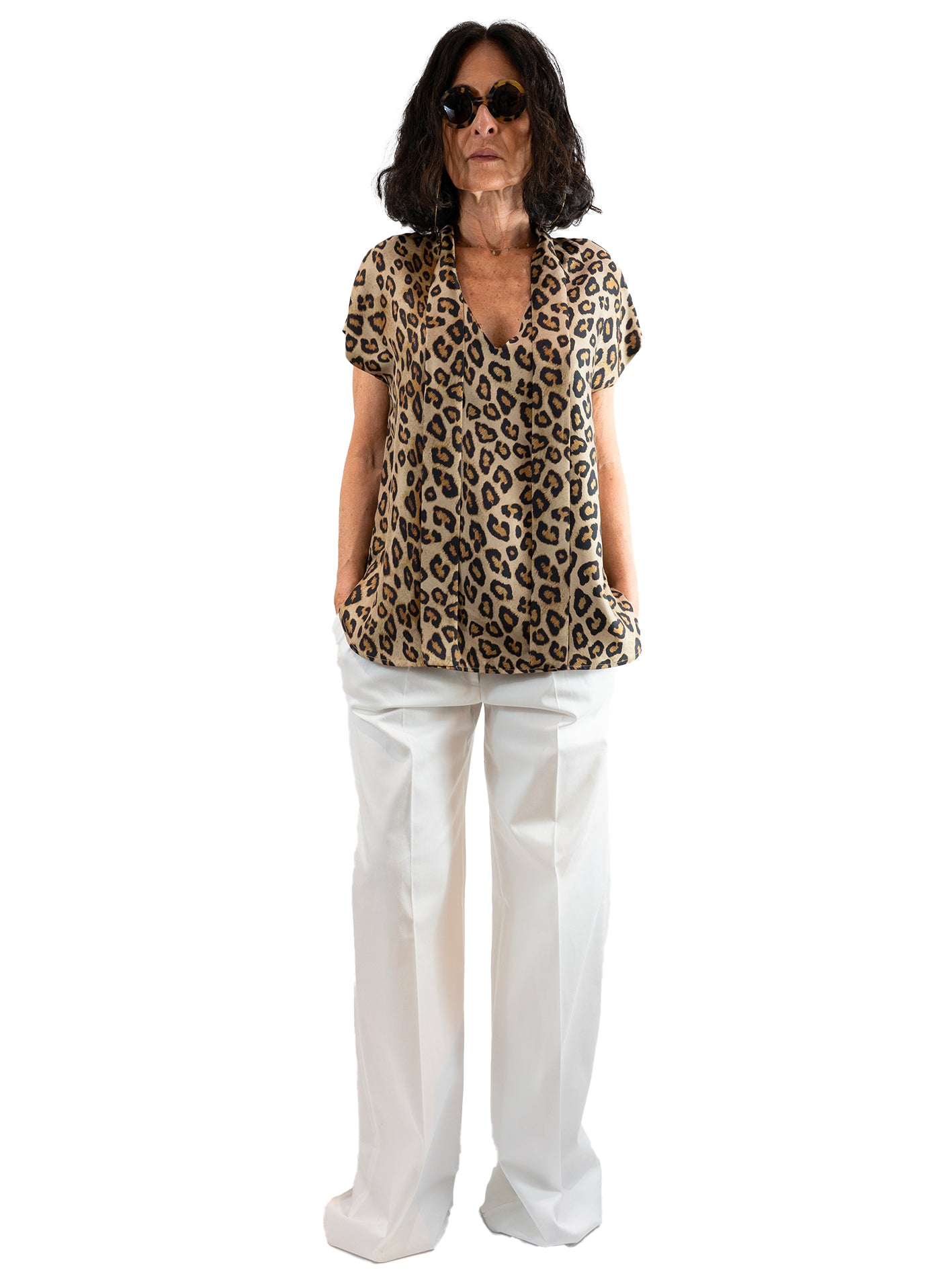Alberto Biani - Tunique léopard