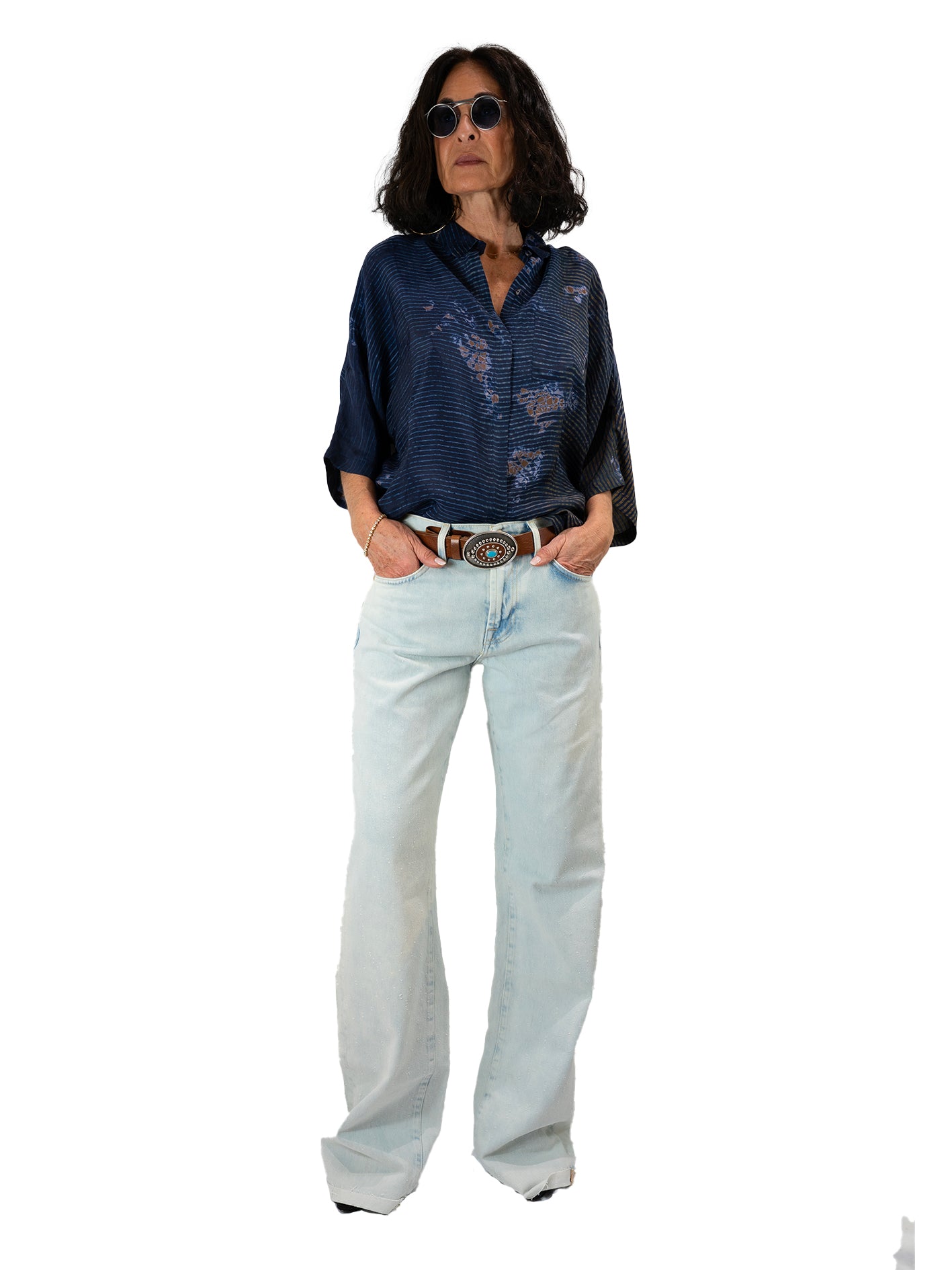 Seven - Jean straight bleu clair