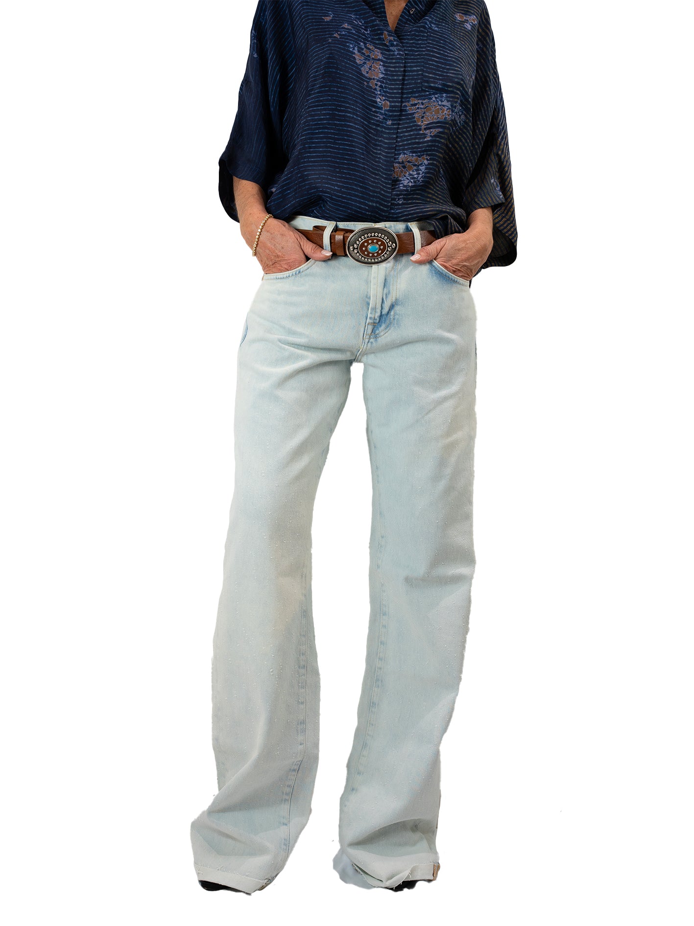 Seven - Jean straight bleu clair